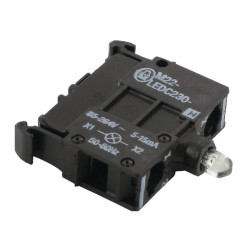 LED elementas, baltas, 85–265 V, cokolis, M22LEDC230W