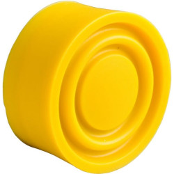 Guminis mygtuko dangtelis geltonas ZBP015