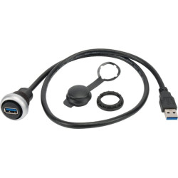 Tvirtinimo jungtis USB 2.0 A/A M22USBSA