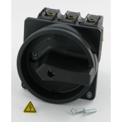 Rotacinis jungiklis 2P, 20A, juodas T01102EASVBSW