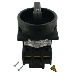 Rotacinis jungiklis 3P, 25A, juodas P125EASVBSW
