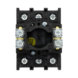 Rotacinis jungiklis 3P, 25A, juodas P125EASVBSW