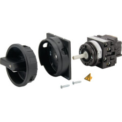 Rotacinis jungiklis 3P+N, 20A, juodas T028900EASVBSW