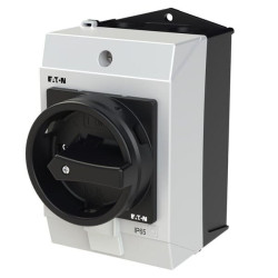 Rotacinis jungiklis 3P, 25A, juodas P125I1SVBSW