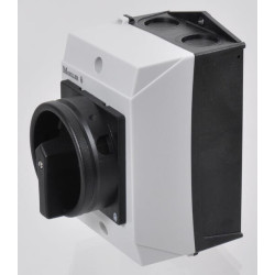 Rotacinis jungiklis 3P+N, 20A, juodas T028900I1SVBSW