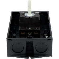 Rotacinis jungiklis 3P, 25A, juodas P125I2SVBSW