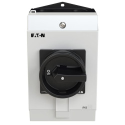 Rotacinis jungiklis 3P, 25A, juodas P125I2SVBSW