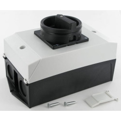 Rotacinis jungiklis 3P+N, 32A, juodas P132I2SVBSWN