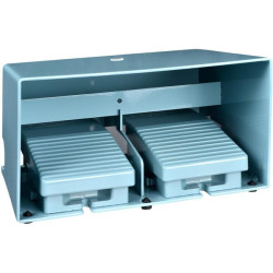 Pedalinis jungiklis, dvigubas, metalinis XPEM3100D