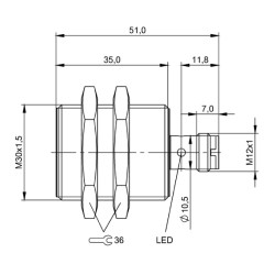Indukcinis artumo jungiklis BES03KL