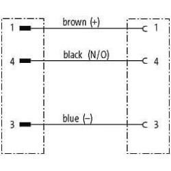 Jutiklio prailginimo kabelis, 3 psl., 10 m, 88001MSUD2101000