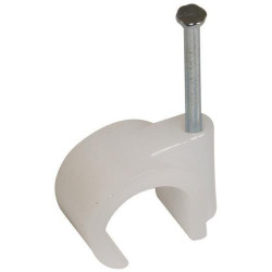 Kabelio laikiklis 2,75–4 mm, baltas EM366524