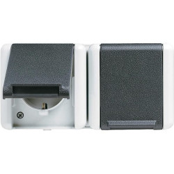 „Schuko“ 2 padėčių 16 A lizdas 8220 W