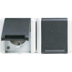 „Schuko“ 2 padėčių 16 A lizdas 8220 W