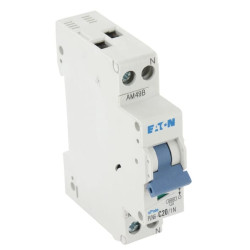 Miniatiūrinis automatinis jungiklis 20A, 1P+N, C PLN6C201N