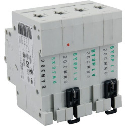 Miniatiūrinis automatinis jungiklis 20A, 3P+N, C PLS6C203N