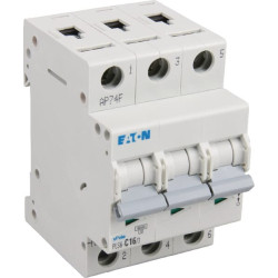 Miniatiūrinė grandinės briauna 16A, 3P, C PLS6C163