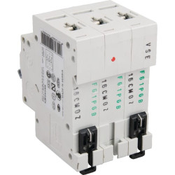 Miniatiūrinė grandinės briauna 16A, 3P, C PLS6C163