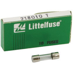 Saugiklis stiklinis 10A, 20 mm, Siba ZEK52010000