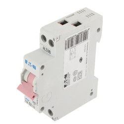 Miniatiūrinis automatinis jungiklis 2A, 1P+N, C PLN6C21N