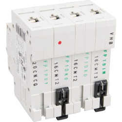 Miniatiūrinis automatinis jungiklis 16A, 3P+N, C PLS6C163N