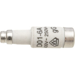 Saugiklis 6A, ilgis 36 mm, Hager D016