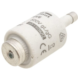 Saugiklis 500 V 6 A, ilgis 50 mm, 06ATDTII