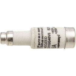 Saugiklis 400 V 6 A, ilgis 36 mm, 06AD01