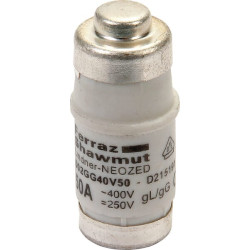 Saugiklis 400 V 50 A Ilgis 36 mm 50AD02