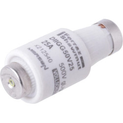 Saugiklis 500 V 25 A Ilgis 50 mm 25ATDTII