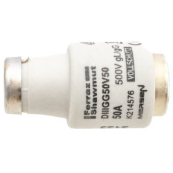 Saugiklis 500 V 50 A Ilgis 50 mm 50ATDTIII
