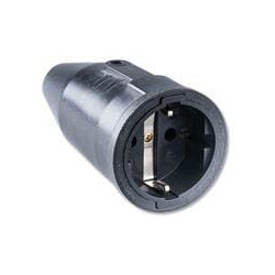 Guminis kištukas 2 polių EM351