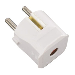 Baltas kištukas su įžeminimu EM4515420