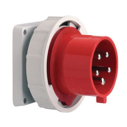 Mašinos kištukas su flanšu, 32A 5P 400V IP67 B0028109