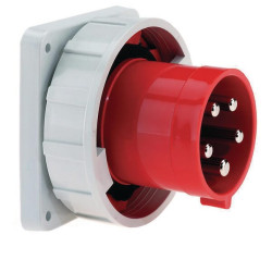 CEE mašininis kištukas su flanšu 63A 5P 400V IP67 B028180