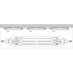 Šviestuvas ilgas IP66 31W 840 DPC150031840G2