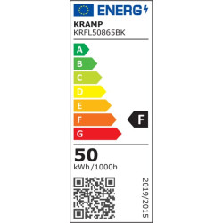 LED prožektorius, 50 W, 6500 K KRFL50865BK