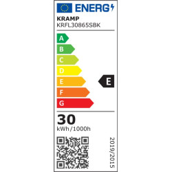 LED prožektorius, 30 W, 6500 K jutiklis KRFL30865SBK