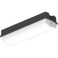 Kompaktiškas „Bulkhead“ 8 W juodas BLKHCBK