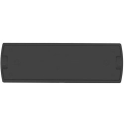 Kompaktiškas „Bulkhead“ 8 W juodas BLKHCBK