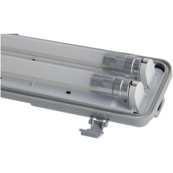 LED TL šviestuvas su vamzdeliu - 2x7.5W 60cm 6500K KRDPT60072X865