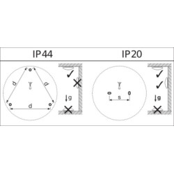 Šviestuvas, apvalus 350 18W 830 jutiklis SFC350830SG3
