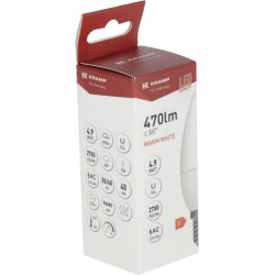 LED SMD lemputė - žvakė C35 E14 4.9W KRSBC3549E14