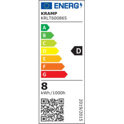 LED TL vamzdelis - T8 60 cm G13 7.5W 6500K KRLT600865