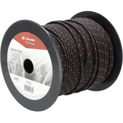 Starterio virvelė 5,0 mm x 100 m, juoda KR0501000B