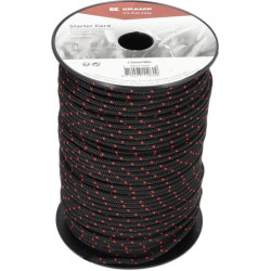 Starterio laidas 4,5 mm x 100 m juodas KR0451000B
