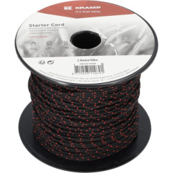 Starterio laidas 2,8 mm x 100 m juodas KR0281000B