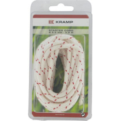 Starterio laidas 5,5 mm x 5 m, baltas KR0550050