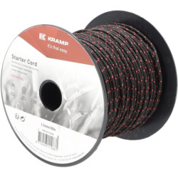 Starterio virvelė 2,5 mm x 100 m, juoda KR0251000B