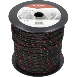 Starterio virvelė 5,5 mm x 100 m, juoda KR0551000B